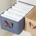 منظم ملابس وتربروف لترتيب الملابس داخل الأدراج والدواليب بيد قابل للطي