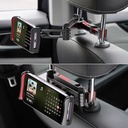 حامل موبايل دوار يثبت علي مسند رأس كرسي السيارة لمشاهدة الأفلام اثناء السفر