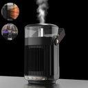 دفاية مكتب كهربائية دوارة 90 درجة مع مرطب جو بالبخار - 800 واط