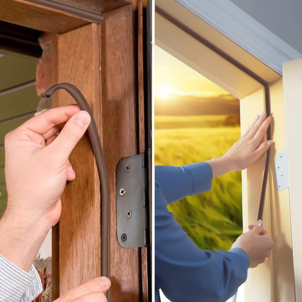 مانع وعازل مطاطي للاصوات والأتربة والحشرات للأبواب والنوافذ