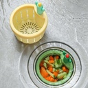 صفاية حوض من البلاستيك شكل صبارة لمنعه من الانسداد