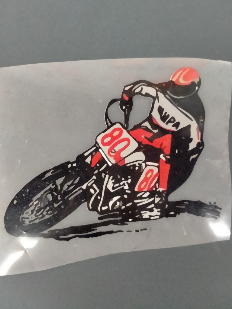 Motorcyclist print