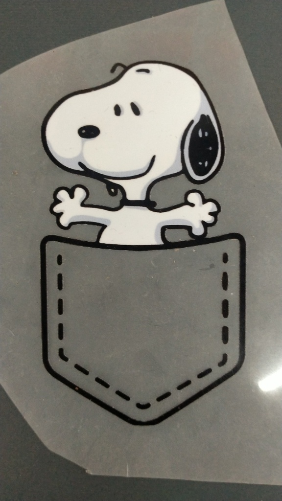 Snoopy Pocket print