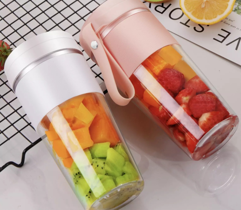 خلاط ومج فواكه وخضروات محمول يو اس بي للجيم والديتوكس مناسب للسفر والخروج