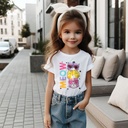 Meow تيشيرت اطفال قطن باللون الابيض