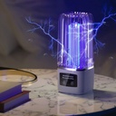 كشاف صاعق بعوض 2 في 1 تقنية اصطياد ثلاثية الأبعاد مع ضوء بنفسجى او اصفر وشبكة أمان