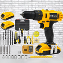 هيلتي كهربائي لاسلكي 21 فولت  34 قطعة مع بطارتين 21 فولت + شاحن سريع