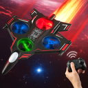 لعبة طائرة مقاتلة خفيفة الوزن مضادة للصدمات مع ريموت تحكم عن بعد