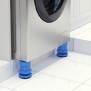 طقم ارجل لرفع وتثبيت ومنع اهتزاز الغسالات والثلاجات والأثاث 4 قطع