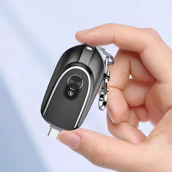 باور بانك صغير الحجم مزود بسلسلة مفاتيح للتعليق 1200 مل أمبير