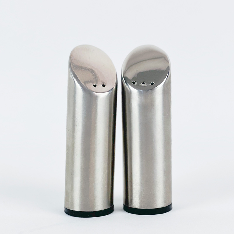 ملاحة توابل استانلس ستيل تركي بيضاوية للمطبخ والسفرة