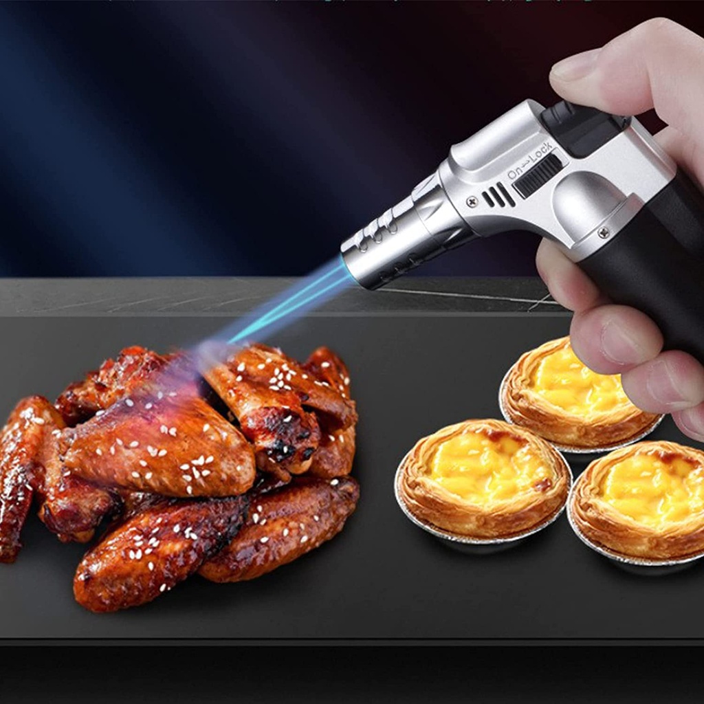 ولاعة تحمير غاز قابلة للملئ بقفل أمان