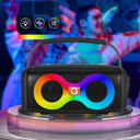 سبيكر مكبر للصوت لاسلكي  بالوان ار جي بي  - بطارية 4000 ملي امبير