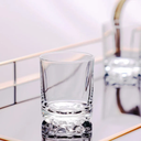 طقم كوبايات 6 قطع زجاج شفاف لتقديم المشروبات