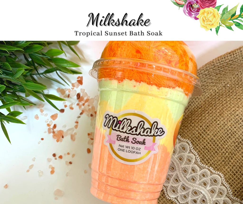 أملاح مقشرة للجسم برائحة ميلك شيك وشمس استوائية 280 جرام