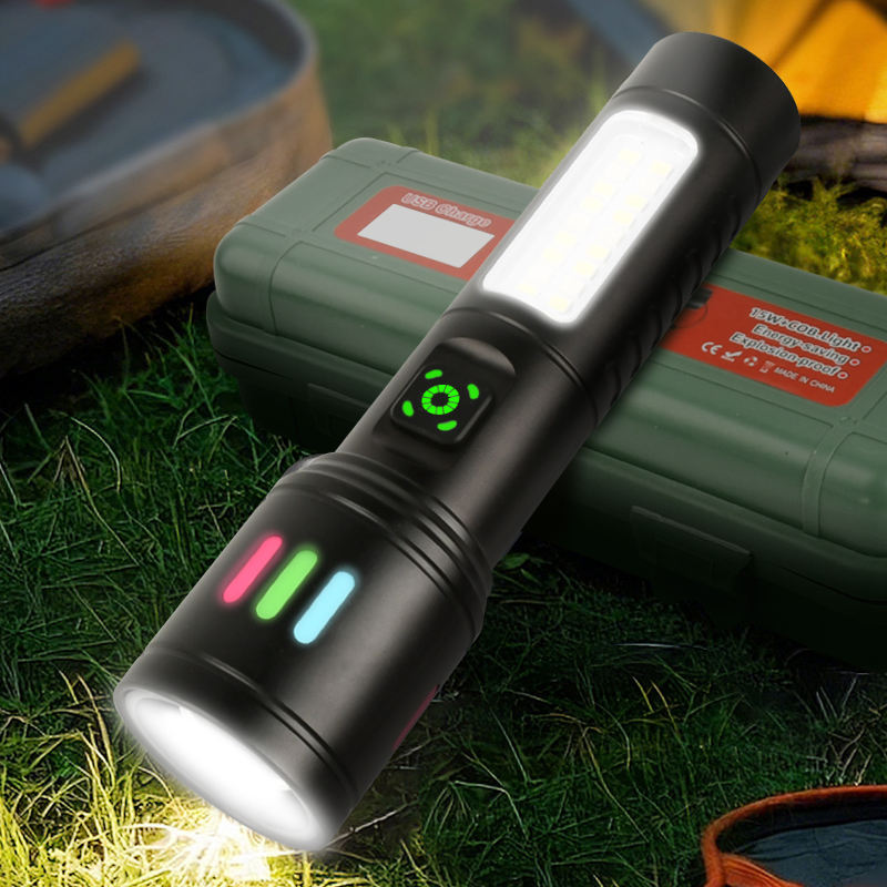 كشاف ميني بخاصية الزوم ب 6 اوضاع اضاءه مختلفة