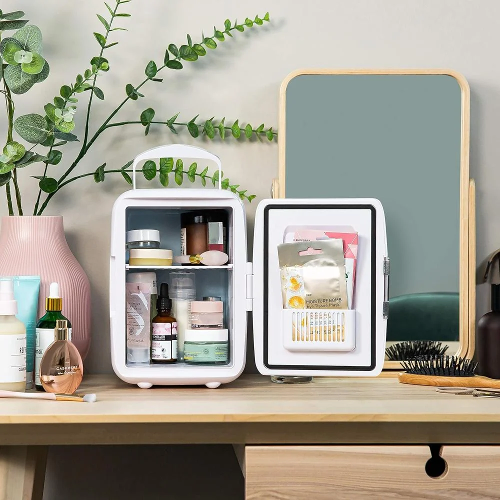 ثلاجة ميني محمولة بسعة 4 لتر للمشروبات للمنزل والسيارة