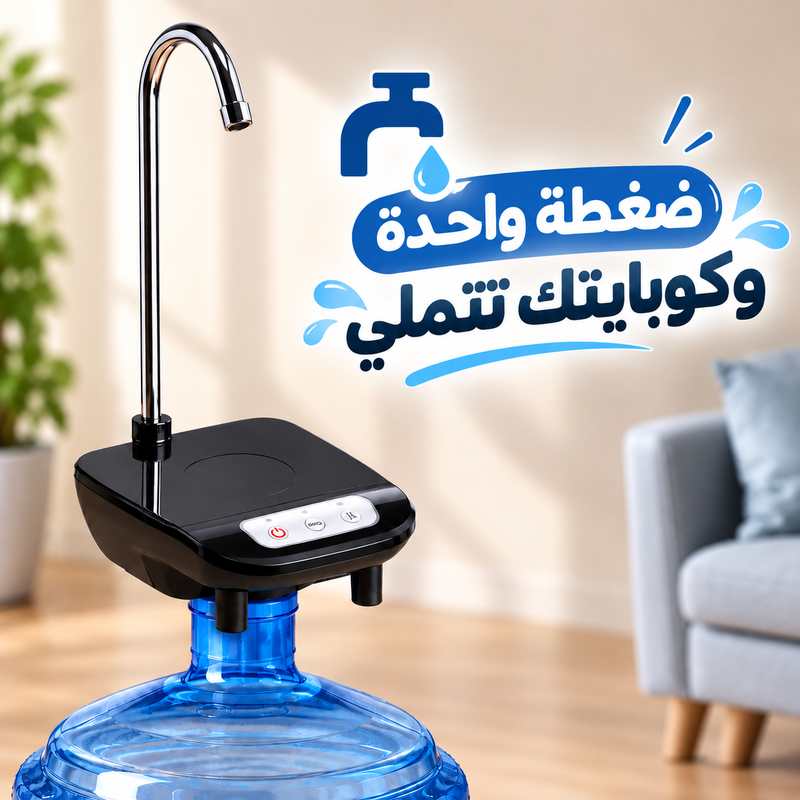 مضخة مياه كهربائية لقارورة المياه بديلة للديسبنسر قابلة لإعادة الشحن