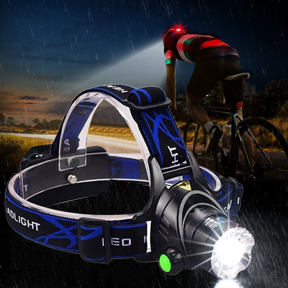 كشاف رأس ليد 3 درجات إضاءة مختلفة وخاصية الزووم وتربروف للاستخدام تحت الماء