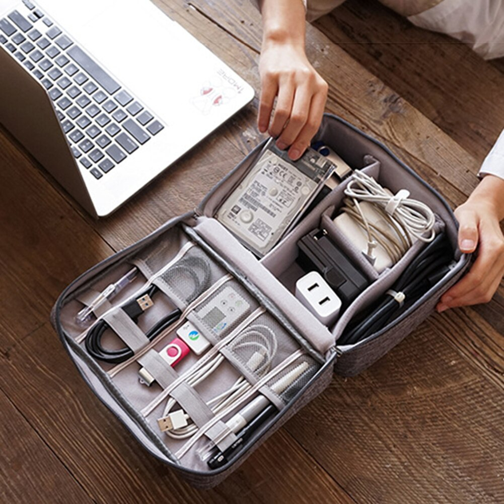 Cable Organizer Bag ‎Waterproof for Chargers &amp; Power Banks