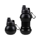 Foldable Silicon Water Bottle Cold and Hot Drinks 550 ml