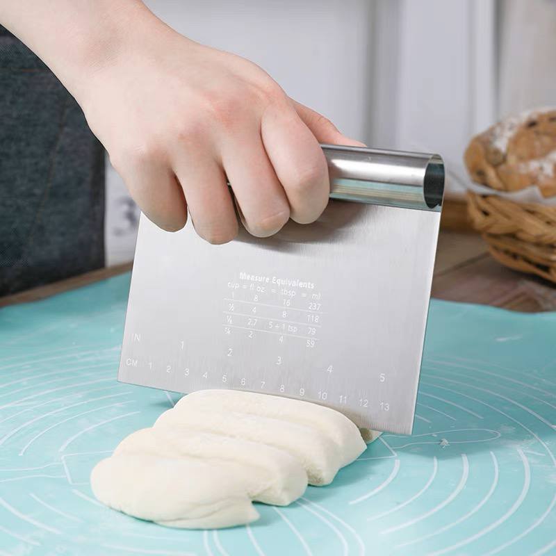 سكينة الخباز لتقطيع العجين بمقياس استانليس ستيل غير قابل للصدأ