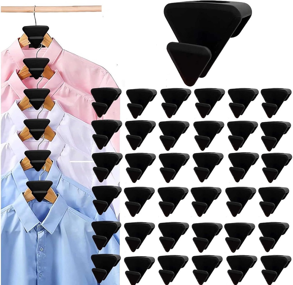 هوك منظم للشماعات افقيآ 10 قطع لتوفير مساحة الدولاب واستغلال المساحات