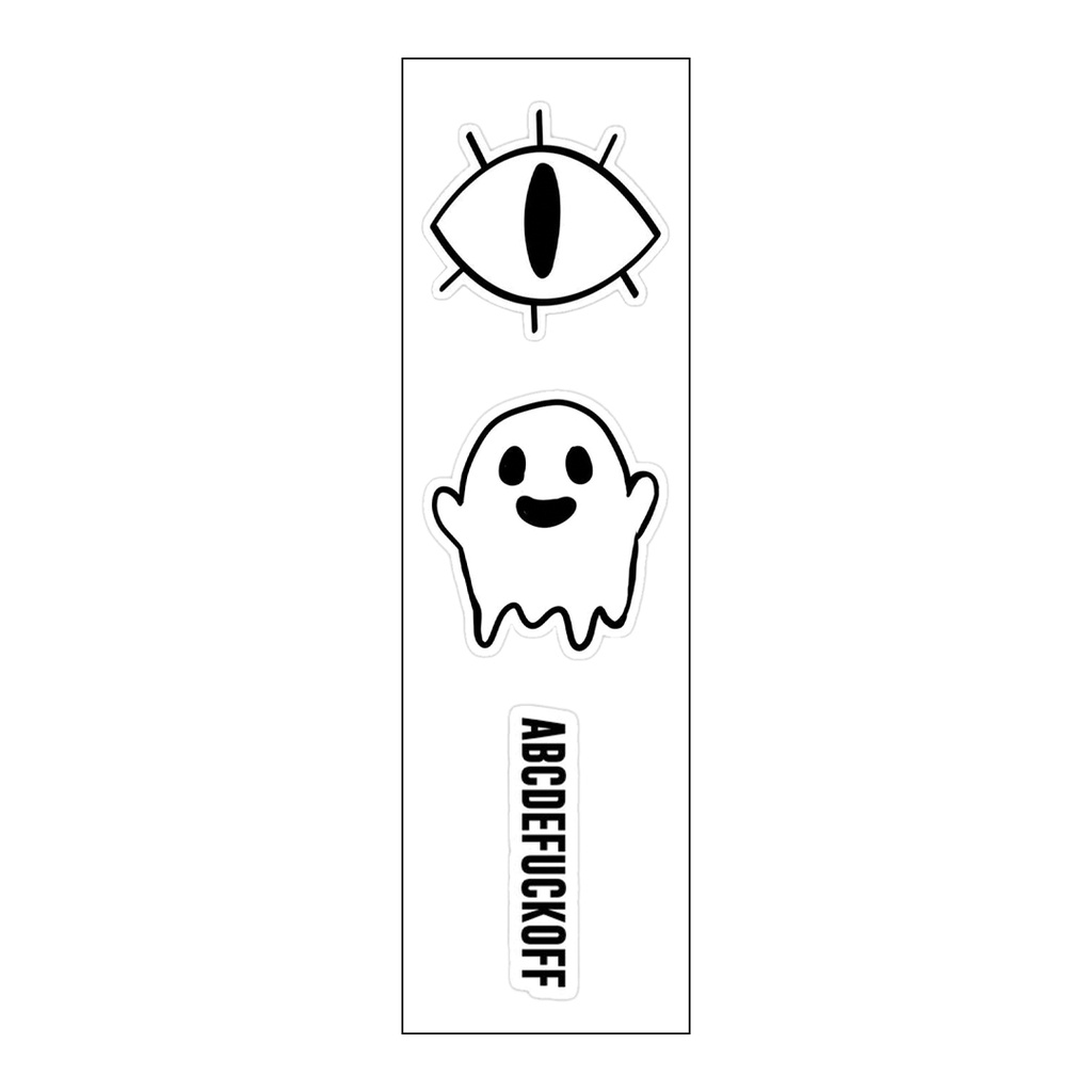 Don’t Panic Vinyl Sticker Pack Reusable &amp; Waterproof