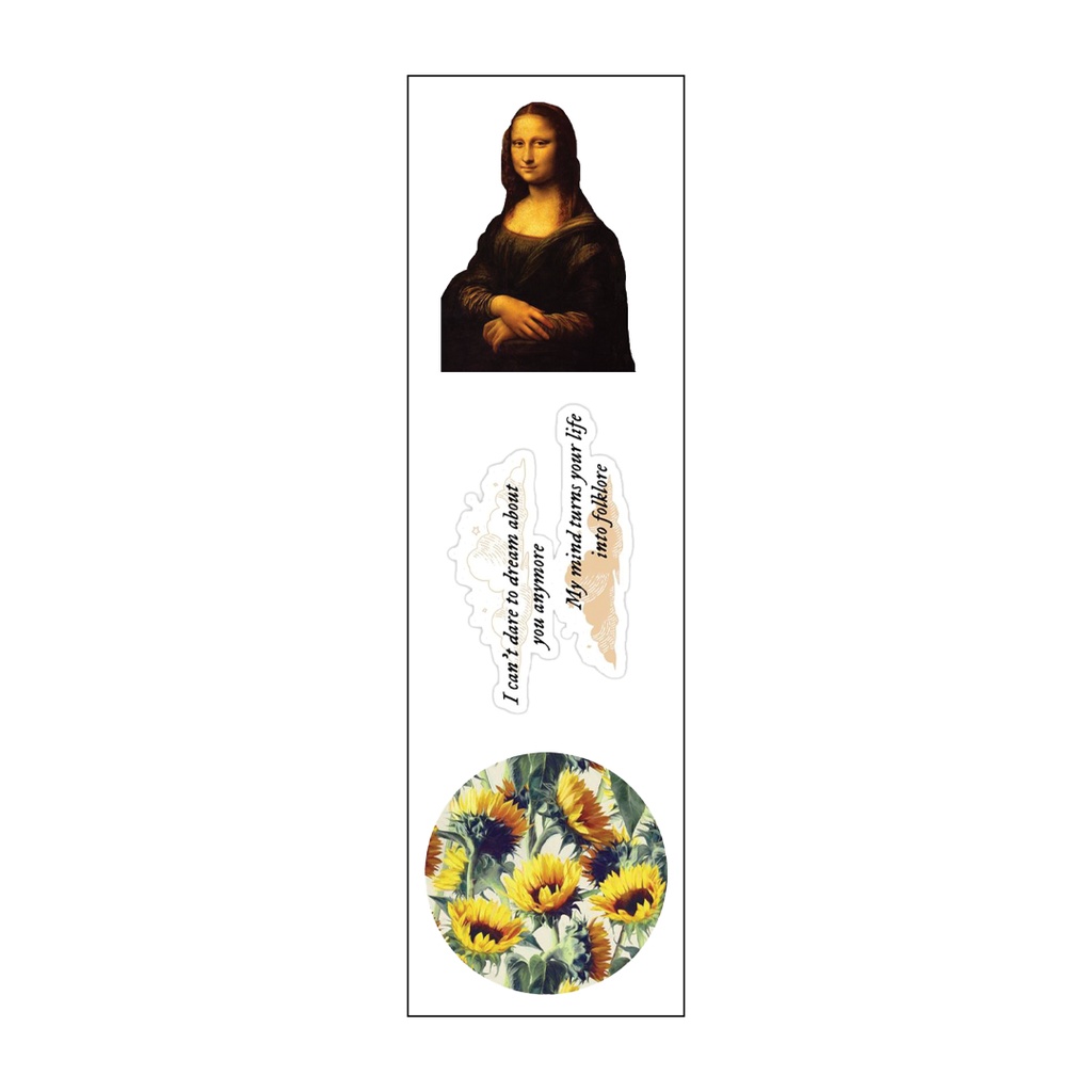 Art Addicts Vinyl Sticker Pack Reusable &amp; Waterproof