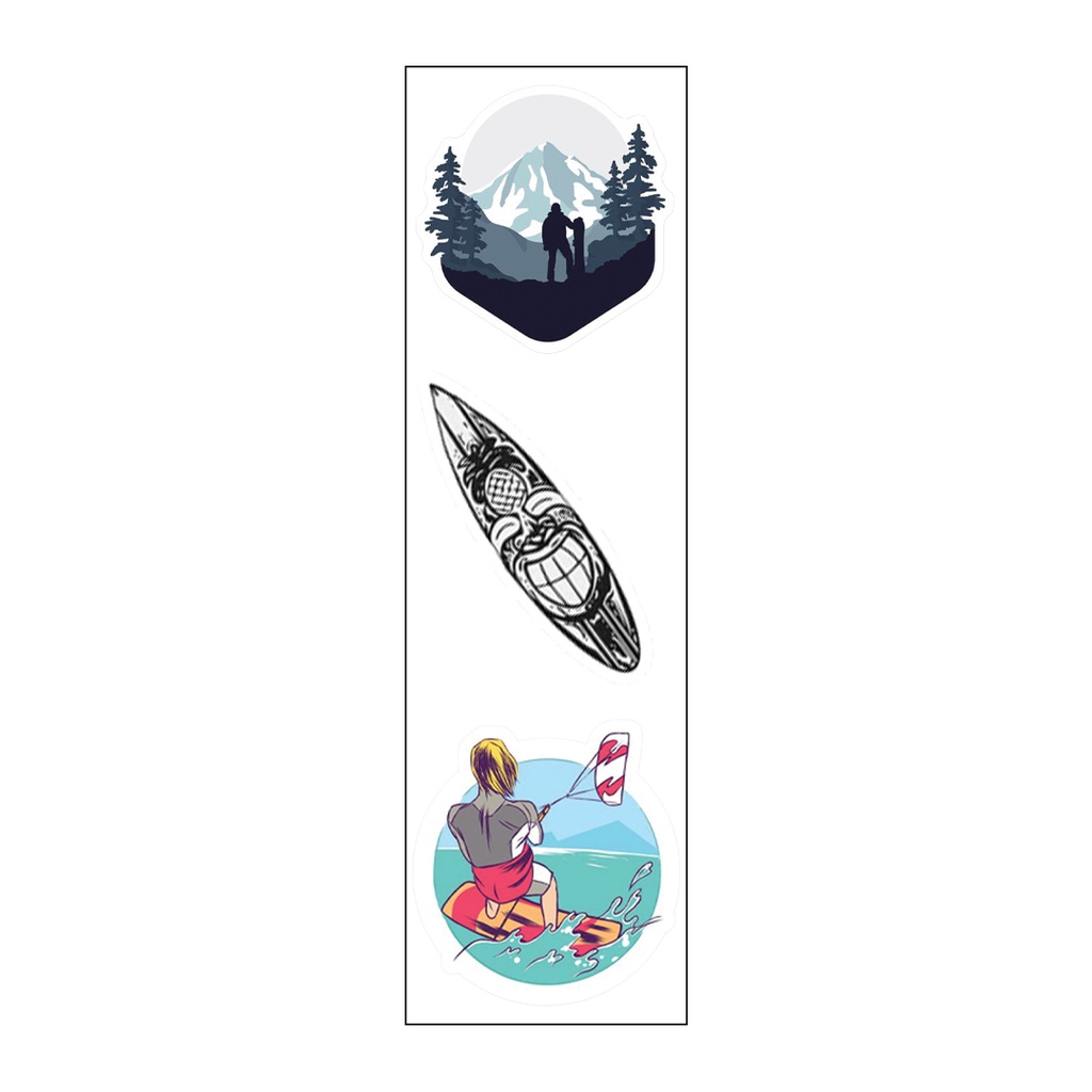 Here Comes The Sun Vinyl Sticker Pack Reusable &amp; Waterproof