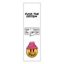 Don’t Touch My Laptop Vinyl Sticker Pack Reusable &amp; Waterproof