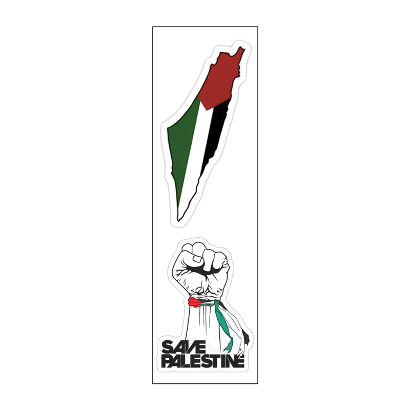 Save Palestine Vinyl Sticker Pack Reusable &amp; Waterproof