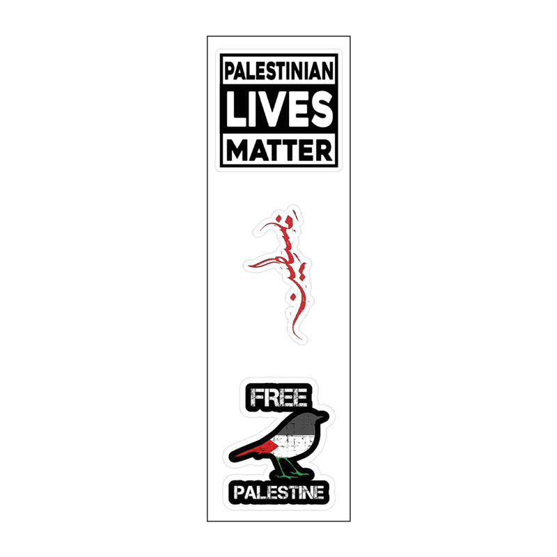 Palestinian Live Matter Vinyl Sticker Pack Reusable &amp; Waterproof
