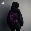 Have A Good Day هودي اوفر سايز قطن باللون الأسود