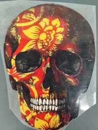 [HH00016516] Rose Tattoo Skull print