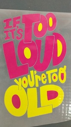 [HH00016600] It’s Too Loud  print