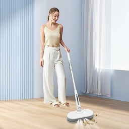 [HH00017602] مساحة كهربائية لاسلكية دوارة لتنظيف الأرضيات مزودة بخاصية الرش