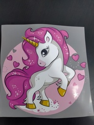 [HH00017663] Pink Unicorn print