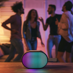 [HH00018261] مكبر صوت ساوند كور انكر بايرو ميني مضيئ يعمل بالبلوتوث و يو اس بي للشحن