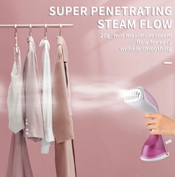 [HH00018412] مكواة بخار محمولة بقوة 1400وات تسخين سريع و خزان مياه 220 مل برأس ستانلس ستيل