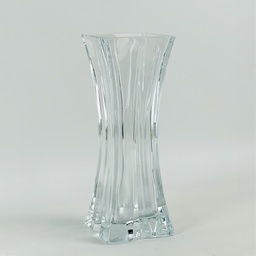 [HH00018975] فازة زجاج شفاف شيك للورد بشكل مميز للديكور