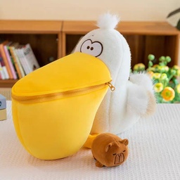 [HH00019304] دبدوب بتصميم بجعة ذات الفم الكبير _ مقاس  50 سم