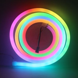 [HH00002522] خرطوم اضاءه نيون 4 الوان مختلفة 5 متر