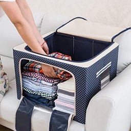 [HH00002867] شنطة تخزين جامبو وتر بروف بهيكل معدني للملابس والبطاطين