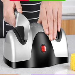 [HH00003493] مسن سكاكين ومقصات كهربائي مزدوج بدرجات مختلفة عملي وسهل الاستخدام