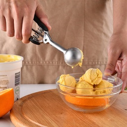 [HH00003889] ملعقة ايس كريم استانليس ستيل غير قابل للصدأ عملية وسهلة الاستخدام