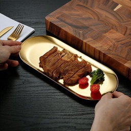 [HH00004598] طقم سيرفيس 3 قطع للضيوف بمقاسات مختلفة استانليس ستيل مطلي ذهبي