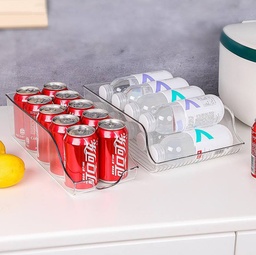 [HH00004921] درج منظم للفواكه والخضروات والزجاجات والكانز للثلاجة والمطبخ من الاكليريك الشفاف