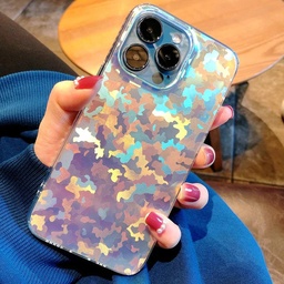iPhone 13 &amp; 13 Pro Max Silicon Protective Case with Colorful Shiny Back