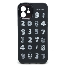 [HH00005003] iPhone 13 Silicon Protective Case with Cool Number Design 